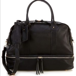Sole Society- Mason Weekender Bag- Black- BNWT